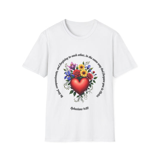 Be Kind to Each Other Unisex Softstyle T-Shirt Ephesians 4:32