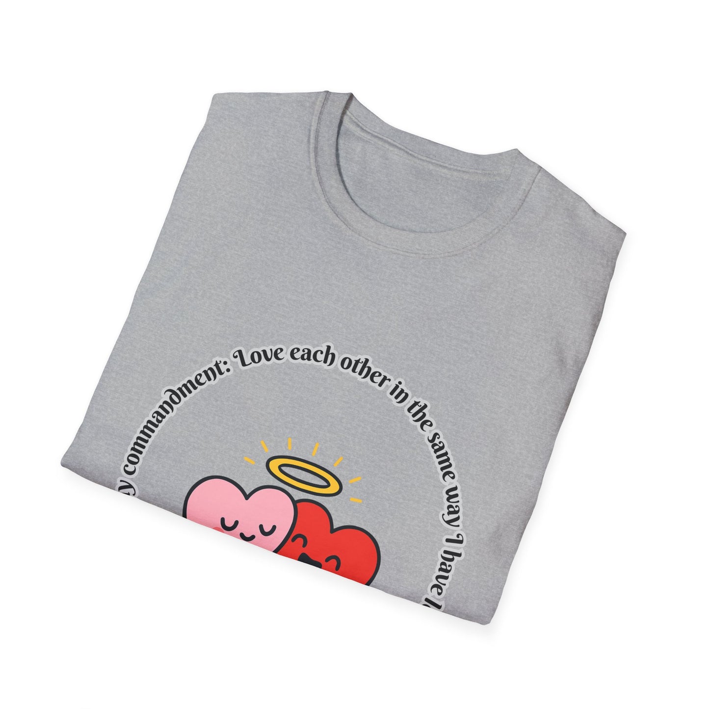 Love Each Other Commandment Unisex Softstyle T-Shirt John 15:12