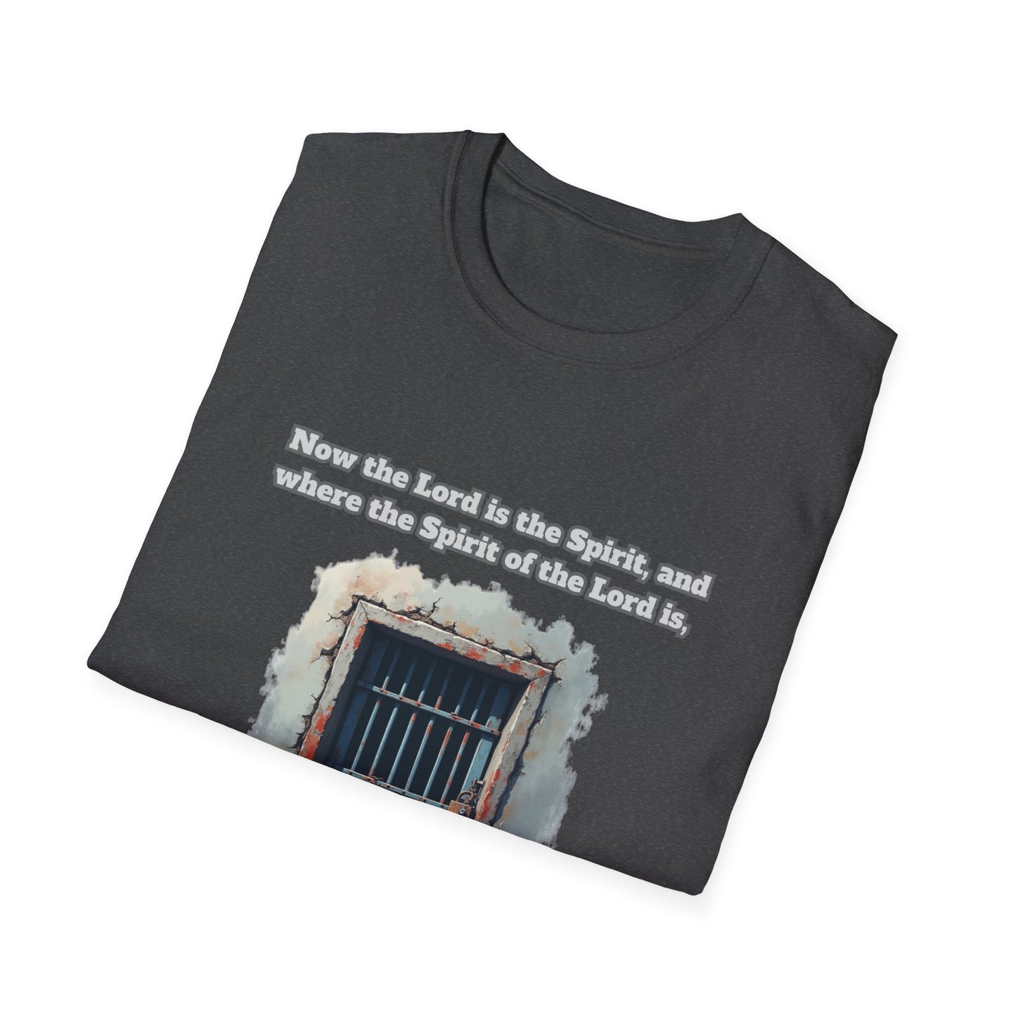 Freedom in the Spirit Unisex Softstyle T-Shirt 2Corinthians 3:17
