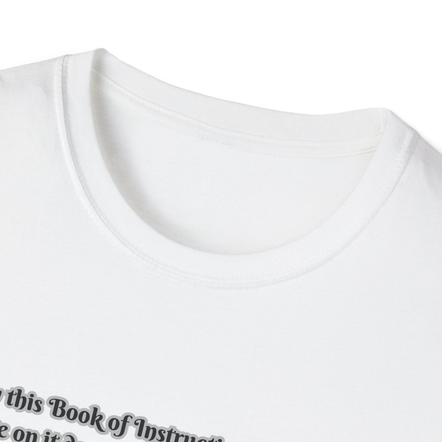 Book of Instruction Faith~Inspired Unisex Softstyle T-Shirt - Joshua 1:8