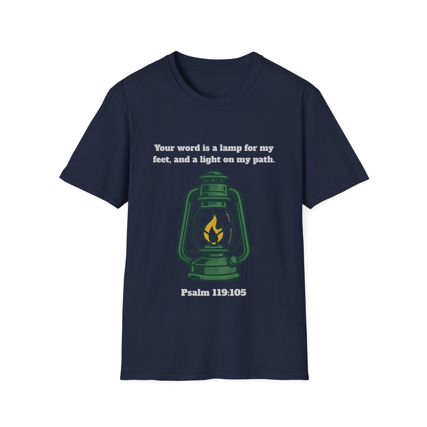 Light On My Path Inspirational Quote T-Shirt Psalm 119:105