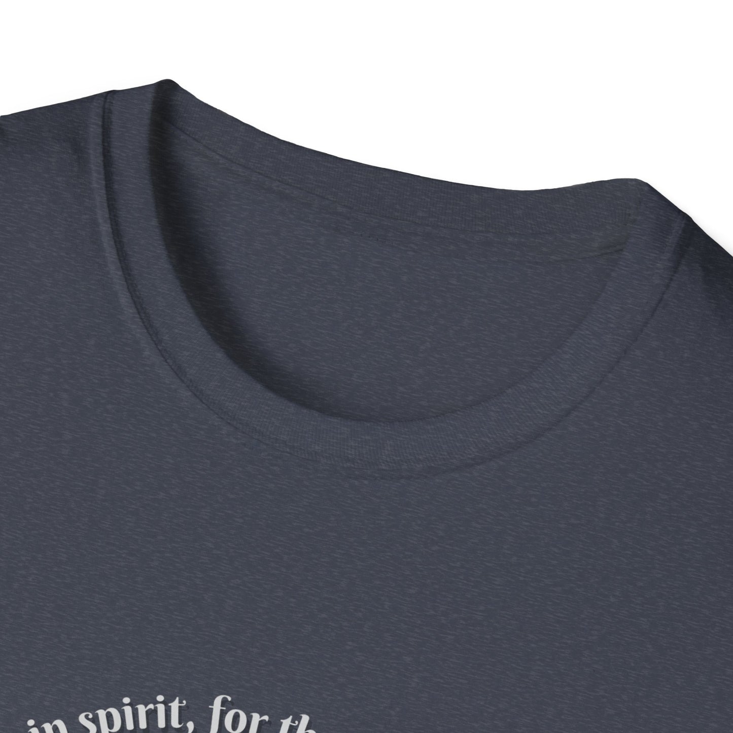 Blessed Are The Poor In Spirit Unisex Softstyle T-Shirt Matthew 5:3