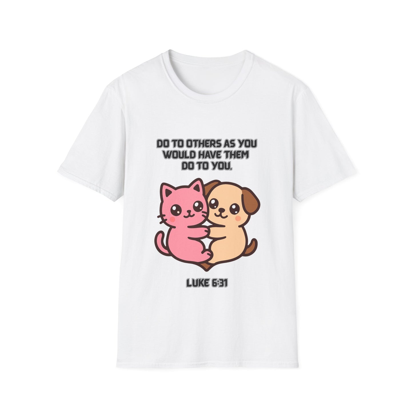 Do To Others Cute Animals Friendship T-Shirt Luke 6:31