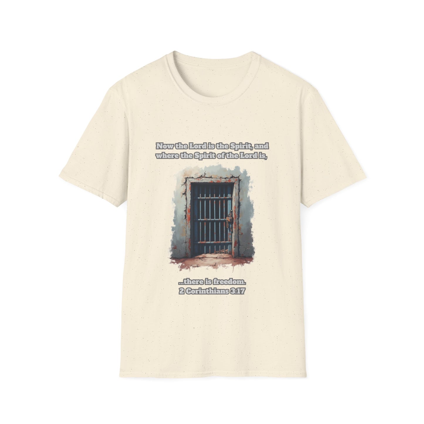 Freedom in the Spirit Unisex Softstyle T-Shirt 2Corinthians 3:17