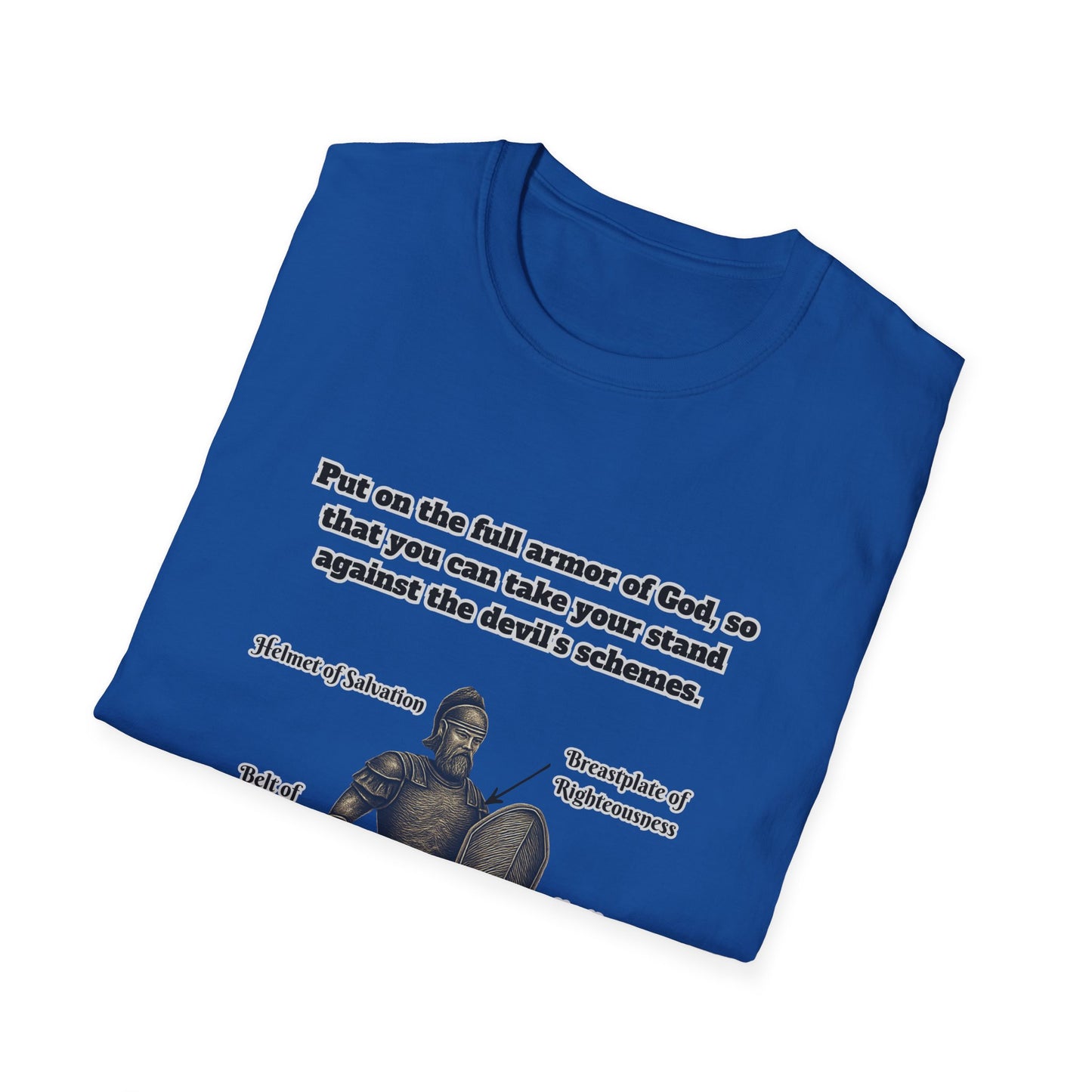 Armor of God Explained Unisex Softstyle T-Shirt Ephesians 6:11