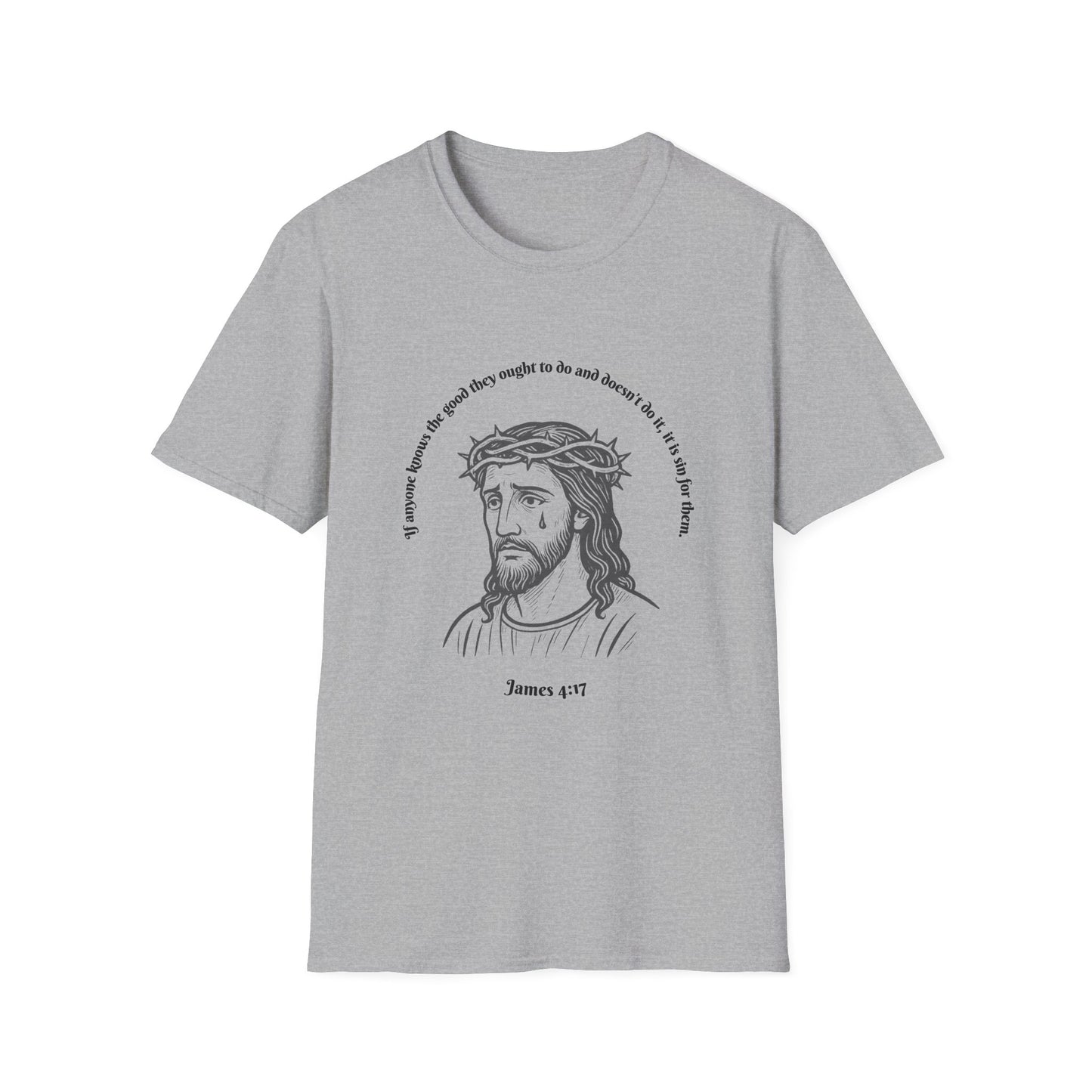 Do Good or It's Sin Faith-Inspired Unisex Softstyle T-Shirt James 4:17